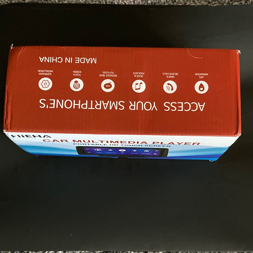 Car Multimedia Player - Red and Blue Brand New in box